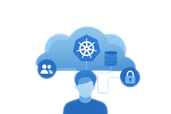 Kaniop hero illustration showing cloud-native identity management